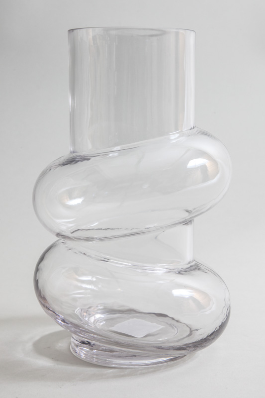 Vase Glas klar 16 x 25.5 cm