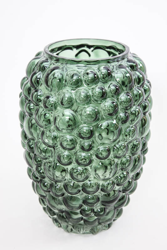 Vase Glas grün 16.5 x 24 cm