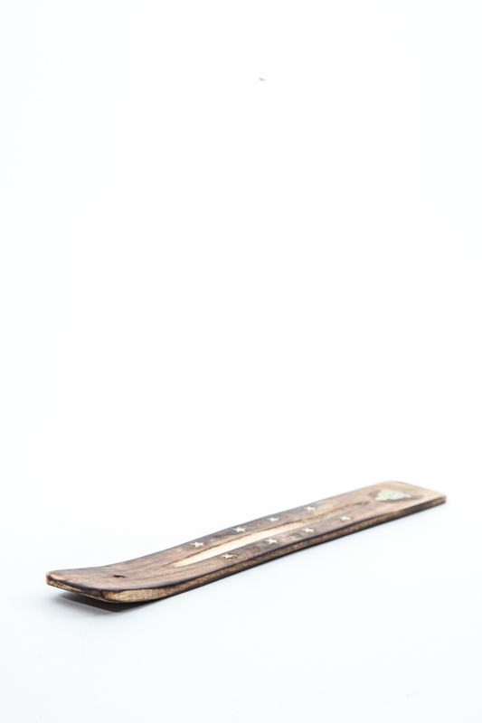 Räucherstäbchenhalter Buddha Holz braun