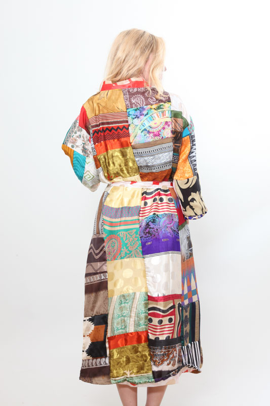 Kimono Patchwork Sari - One Size