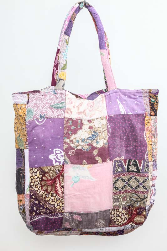 Shopping Bag Batik rosa/multicolor