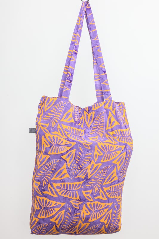Shopping Bag bedruckt lila/multicolor