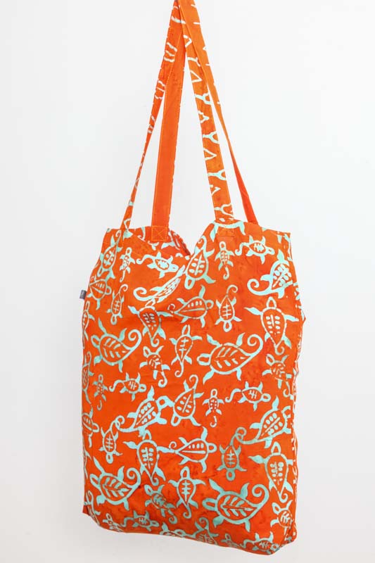 Shopping Bag bedruckt orange/multicolor