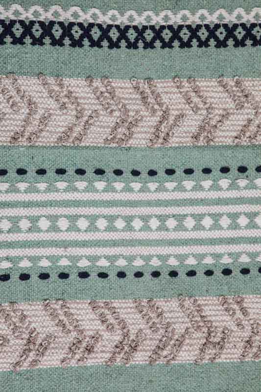 Teppich Baumwolle gemustert 60 x 90 cm