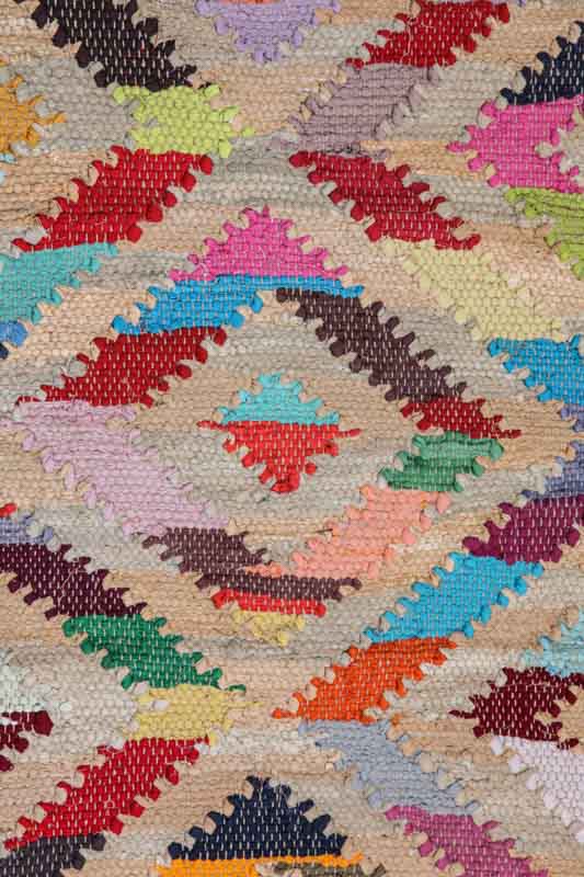 Teppich Jute multicolor 60 x 90 cm