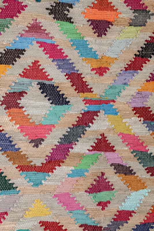 Teppich Jute multicolor 120 x 180 cm