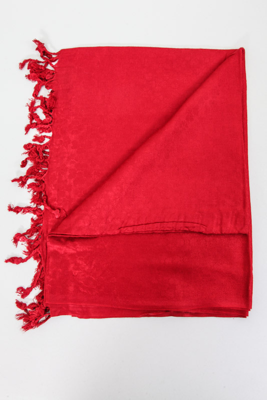 Schal Viskose rot 70 x 200 cm
