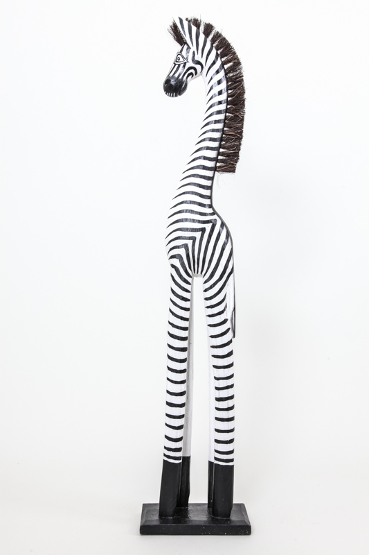 Zebra bemalt 80 cm
