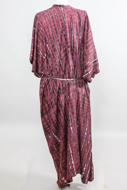 Kimono lang marron gestreift - One Size