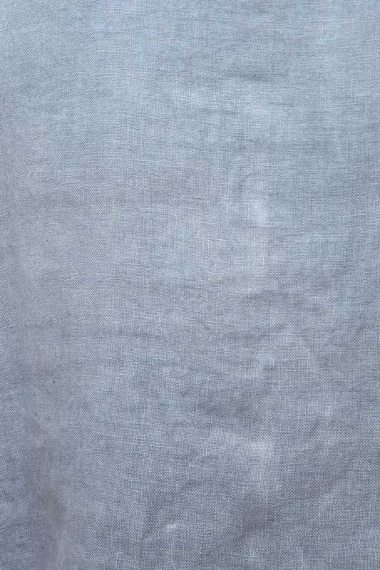 Leinentop jeansblau weit - One Size